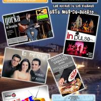 Festivales Estivales 2012, en Nájera, programación de Agosto en Los Parrales y Kien